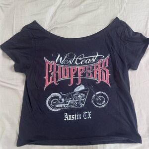 West Coast Choppers Black Graphic Tee